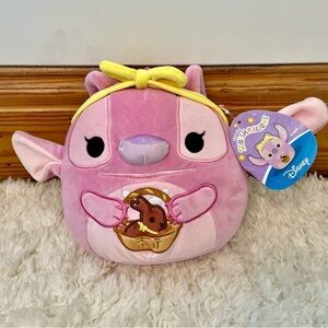 Disney Angel Stitch Squishmallow 8 Inch Plush Toy NWT